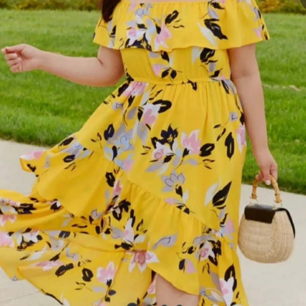 Flattering summer dress plus size 22 - Picture 1 of 4